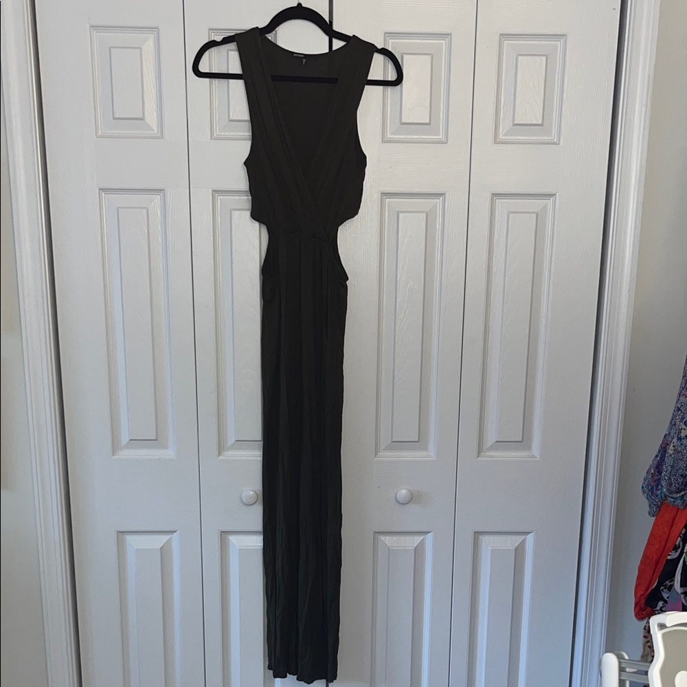 Love Culture Black Backless Dress